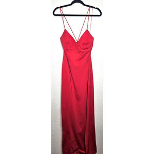 Adrianna Papell Red Maxi Dress